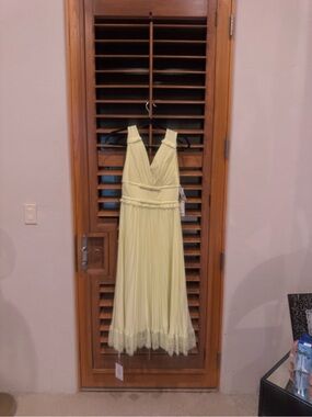 self portrait cream linen midi dress self-portrait Linen Peplum Midi Dress in Cream
